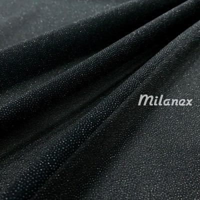wkład odzieżowy elastyczny flizelina z klejem czarna