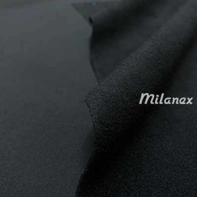 Tkanina softshell outdoorowa czarna