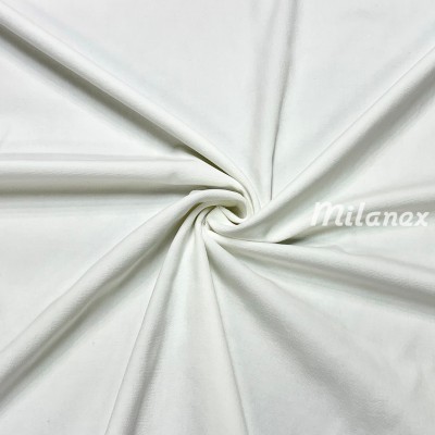 aksamit bawełniany biały