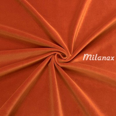 aksamit bawełniany rudy