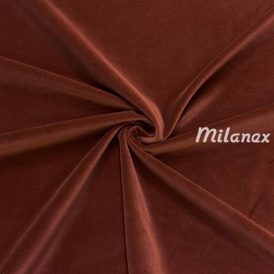 aksamit bawełniany kasztanowy